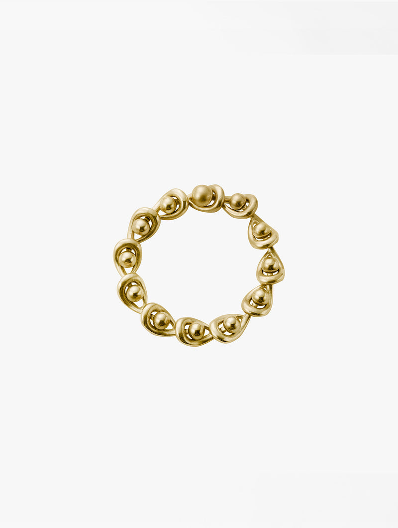 Crossed Circle Bracelet